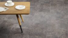 View of Kura Anise luxury vinyl tile by Amtico