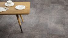 View of Kura Anise luxury vinyl tile by Amtico