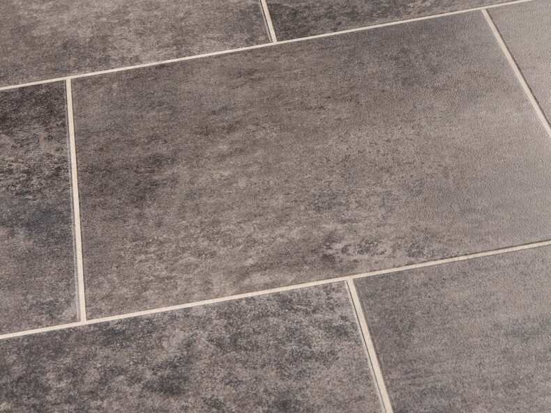View of Kura Anise luxury vinyl tile by Amtico