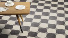 View of Kura Opium luxury vinyl tile by Amtico