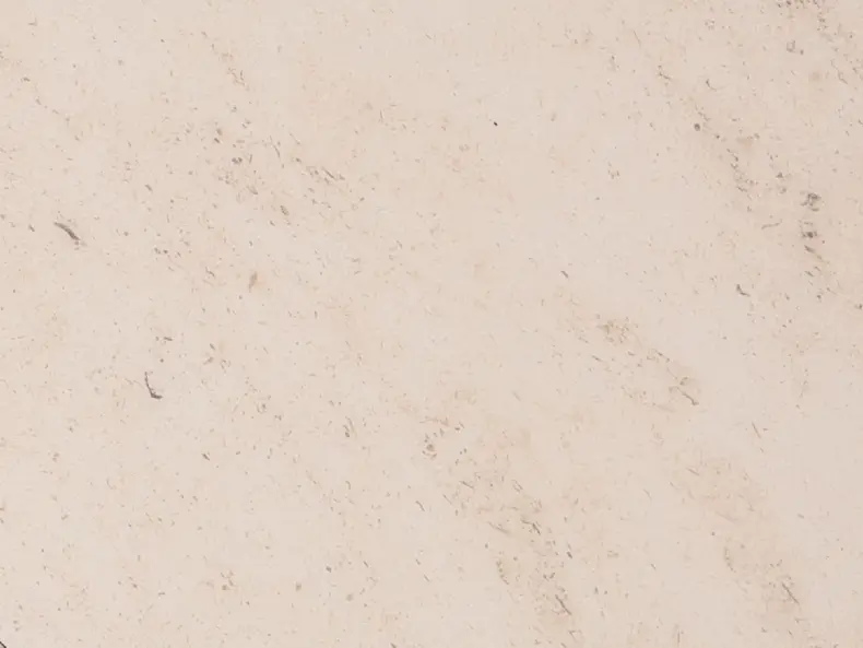 View of Honed Limestone Natural luxury vinyl tile by Amtico