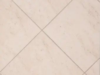 View of Honed Limestone Natural luxury vinyl tile by Amtico