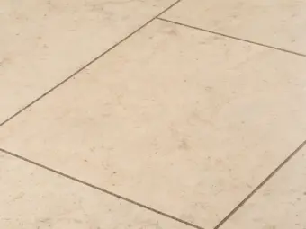 View of Mirabelle Creme luxury vinyl tile by Amtico