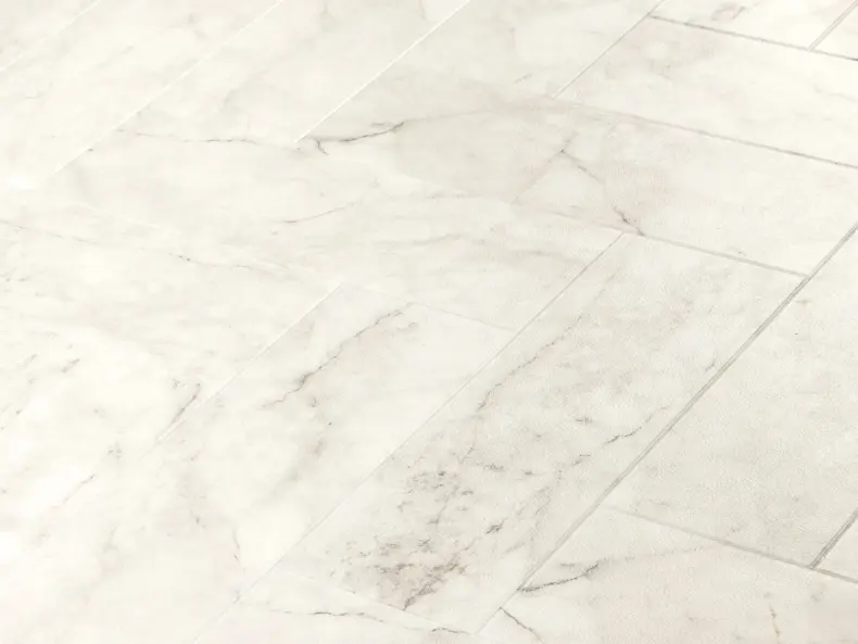 View of Onyx Marble luxury vinyl tile by Amtico