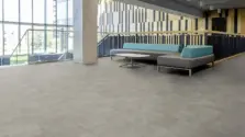 View of Deptford Concrete luxury vinyl tile by Amtico