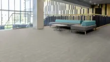 View of Deptford Concrete luxury vinyl tile by Amtico