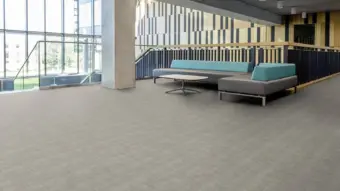 View of Deptford Concrete luxury vinyl tile by Amtico