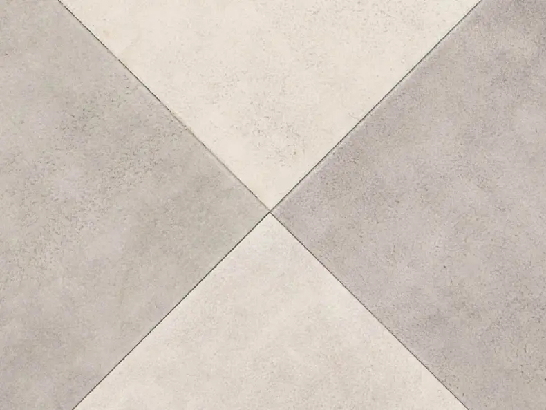 View of Tyne Concrete luxury vinyl tile by Amtico
