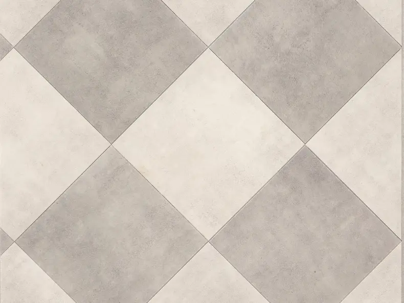View of Tyne Concrete luxury vinyl tile by Amtico