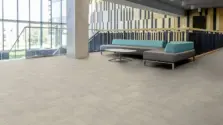 View of Woolwich Concrete luxury vinyl tile by Amtico