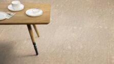 View of Riverstone Tundra luxury vinyl tile by Amtico