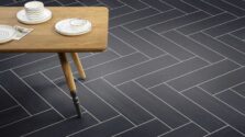 View of Graphite Slate luxury vinyl tile by Amtico