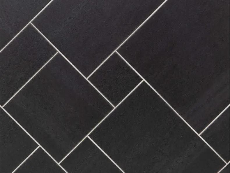 View of Graphite Slate luxury vinyl tile by Amtico