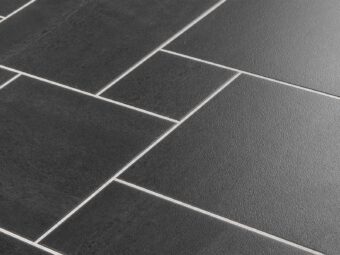 View of Graphite Slate luxury vinyl tile by Amtico