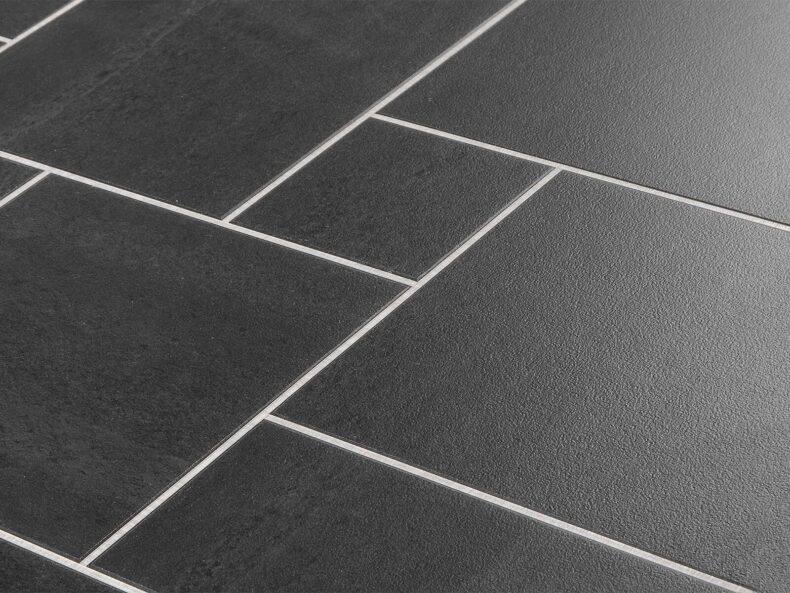 View of Graphite Slate luxury vinyl tile by Amtico