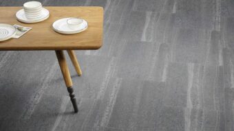View of Cumbrian Slate luxury vinyl tile by Amtico