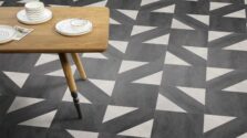 View of Tempus Echo luxury vinyl tile by Amtico