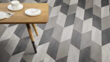 View of Tempus Echo luxury vinyl tile by Amtico