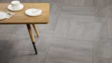 View of Tempus Restore luxury vinyl tile by Amtico