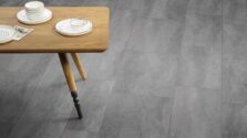 View of Tempus Pause luxury vinyl tile by Amtico