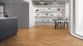 View of American Oak Pattern luxury vinyl tile by Amtico