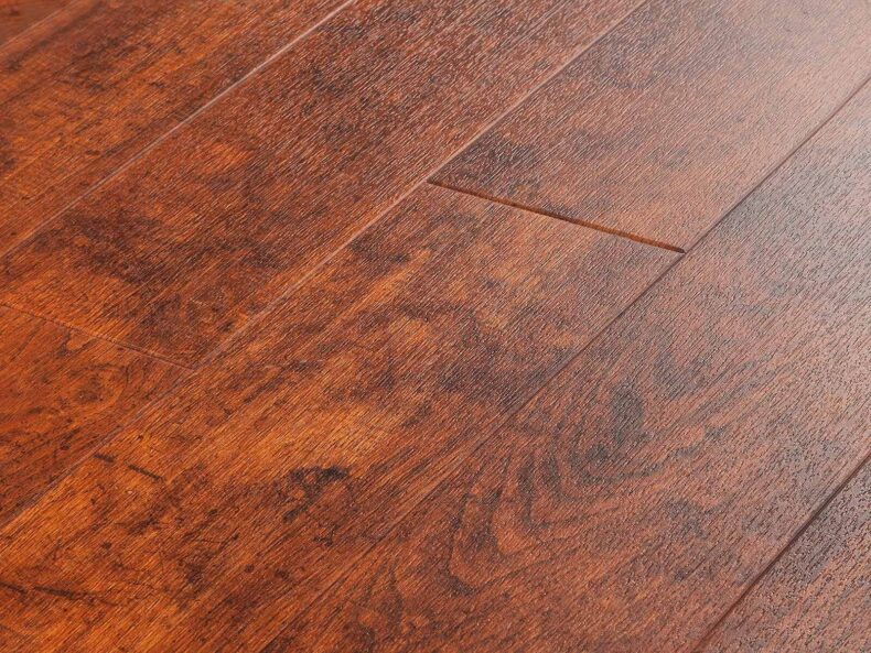 View of Antique Wood Plank luxury vinyl tile by Amtico