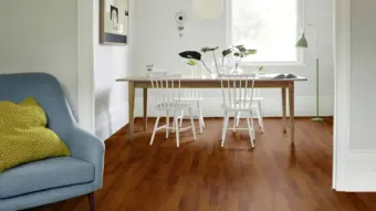 View of Priory Oak Pattern luxury vinyl tile by Amtico