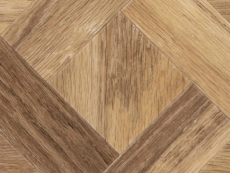 View of Worn Oak Pattern luxury vinyl tile by Amtico