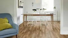 View of Worn Oak Pattern luxury vinyl tile by Amtico