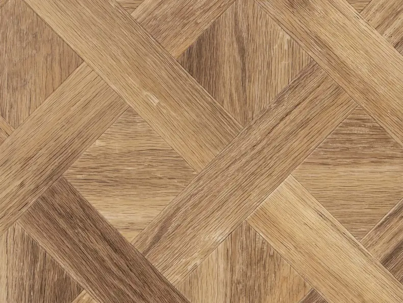 View of Worn Oak Pattern luxury vinyl tile by Amtico
