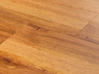 View of Classic Oak Small Parquet luxury vinyl tile by Amtico
