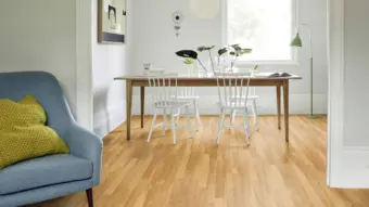View of Fresh Oak Pattern luxury vinyl tile by Amtico