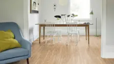 View of Natural Limed Wood Pattern luxury vinyl tile by Amtico