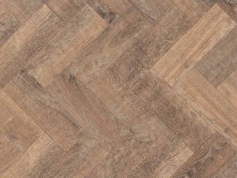View of Aged Oak Large Parquet luxury vinyl tile by Amtico