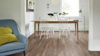 View of Reclaimed Oak Pattern luxury vinyl tile by Amtico