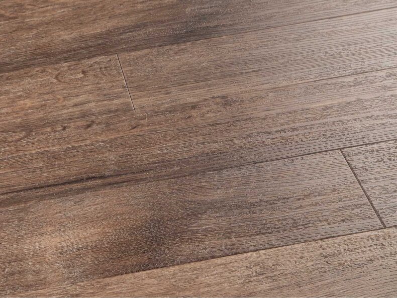 View of Fumed Oak Plank luxury vinyl tile by Amtico