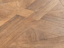 View of Brushed Oak Small Parquet luxury vinyl tile by Amtico