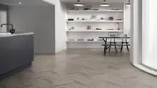 View of Nomad Oak Pattern luxury vinyl tile by Amtico