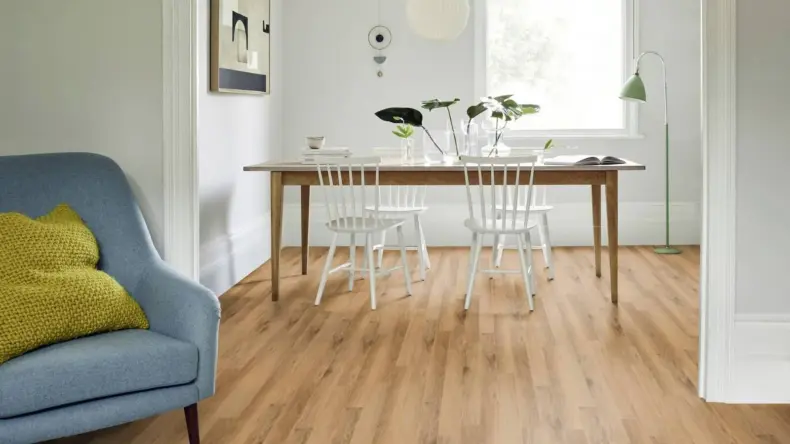 View of York Oak Pattern luxury vinyl tile by Amtico