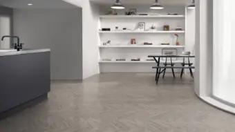 View of Shore Oak Large Parquet luxury vinyl tile by Amtico