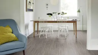 View of Wharf Oak Pattern luxury vinyl tile by Amtico