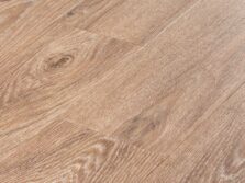 View of Salted Oak Small Parquet luxury vinyl tile by Amtico