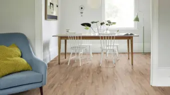 View of Salted Oak Pattern luxury vinyl tile by Amtico