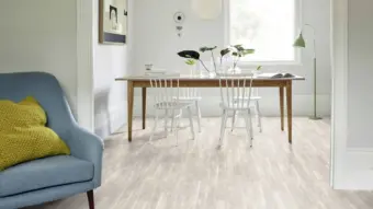 View of Solar Pine Pattern luxury vinyl tile by Amtico