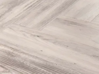 View of Halo Pine Small Parquet luxury vinyl tile by Amtico