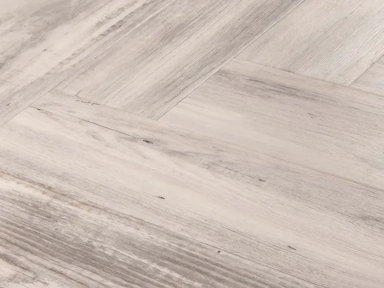 View of Halo Pine Small Parquet luxury vinyl tile by Amtico