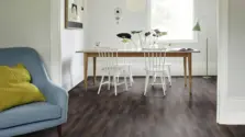 View of Sanctuary Grain Pattern luxury vinyl tile by Amtico