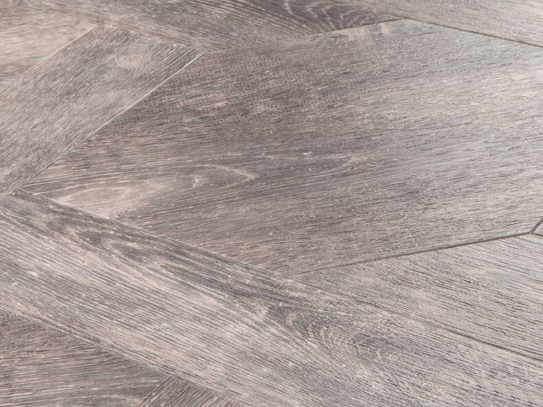View of Alpine Oak Small Parquet luxury vinyl tile by Amtico