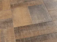 View of Union Oak Large Parquet luxury vinyl tile by Amtico