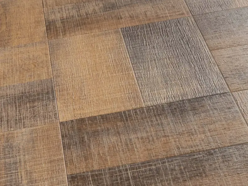 View of Union Oak Plank luxury vinyl tile by Amtico